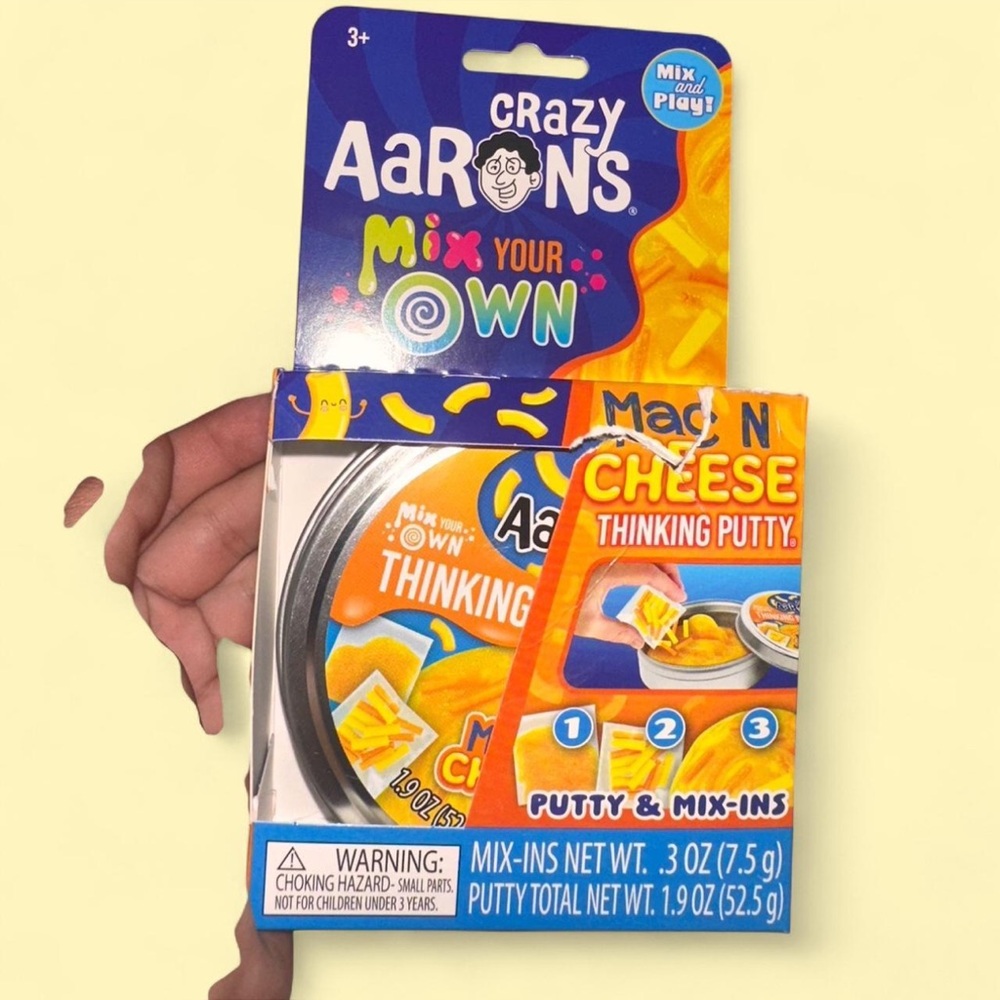 Crazy Aaron's Mix Your Own Mac n Cheese Thinking Putty